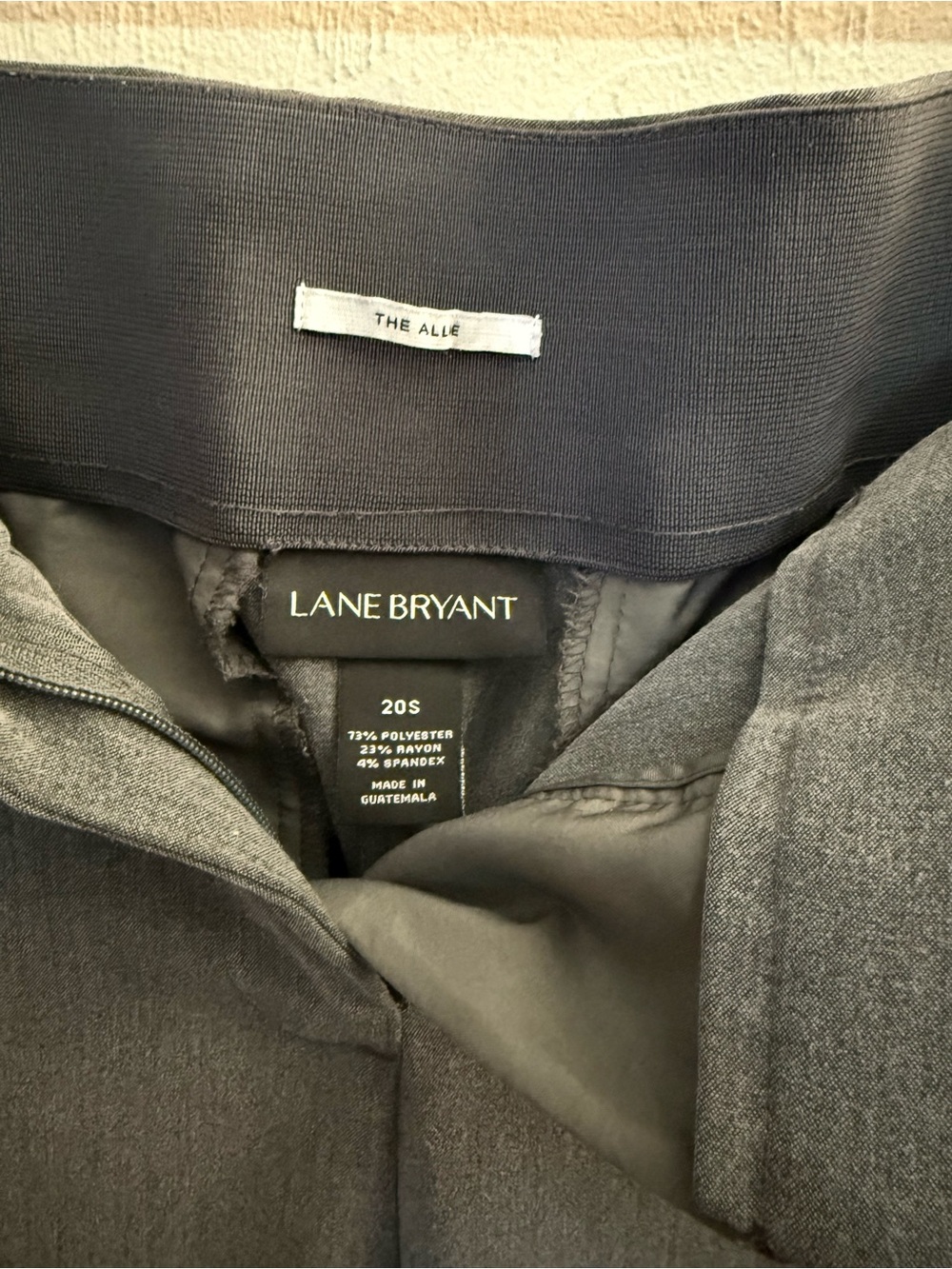 Lane Bryant The Allie Pants, Dark Gray, 20Short